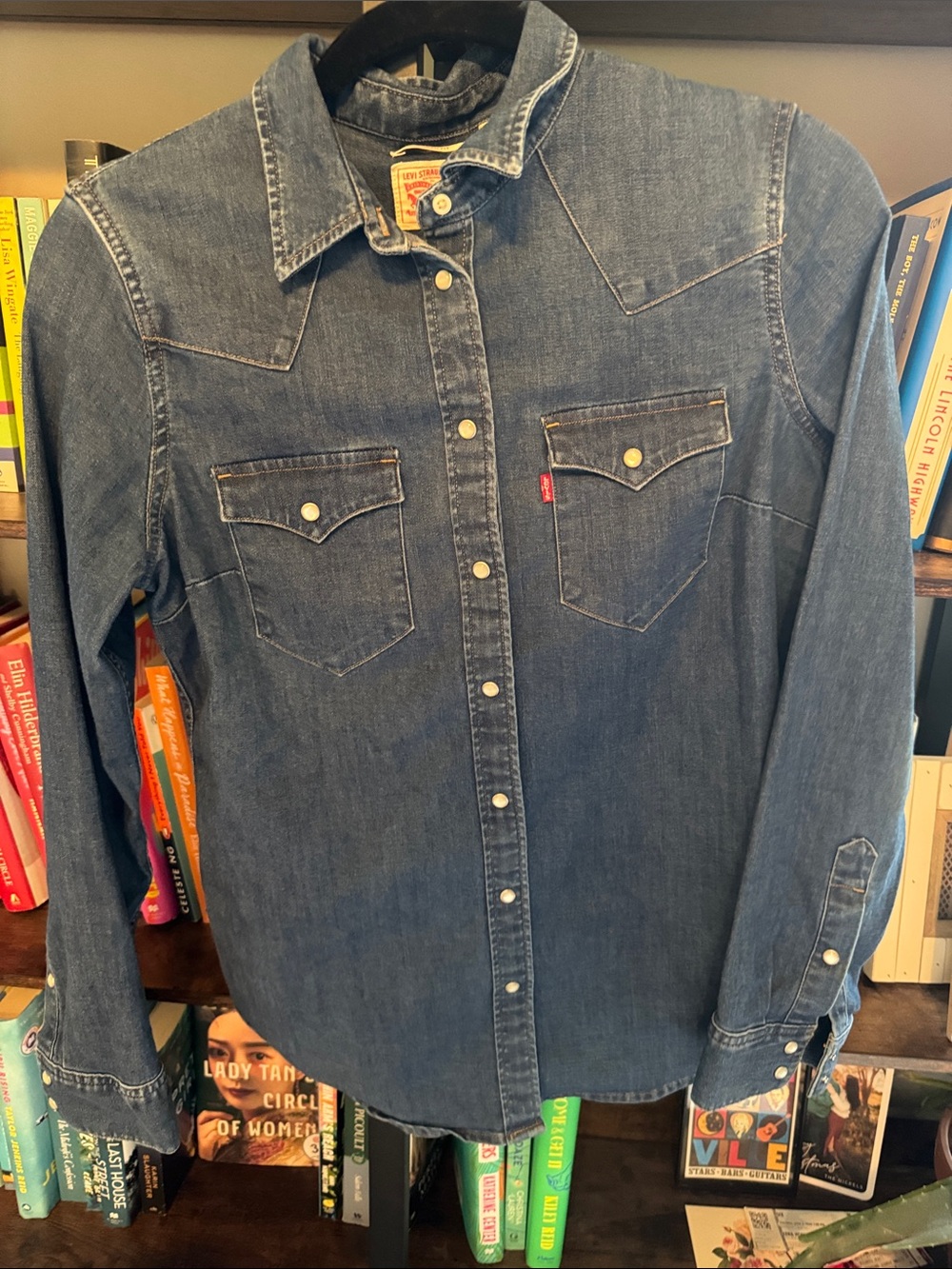 Levi's Indigo Denim Western Snap-Front Shirt